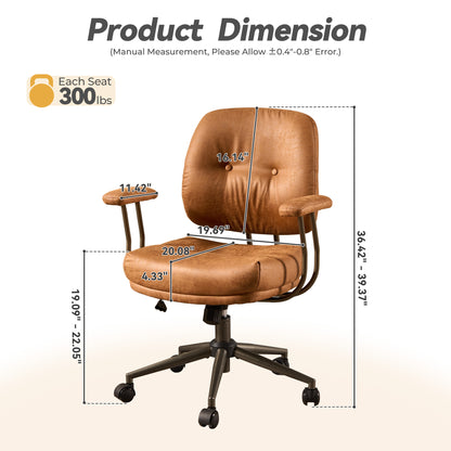 Toject Office Chair, Executive Desk Chair with Lumbar Support