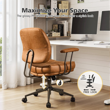 Toject Office Chair, Executive Desk Chair with Lumbar Support