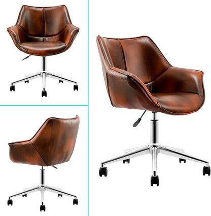 Toject Office Chair,Leather Computer Chair for Home Office Conference