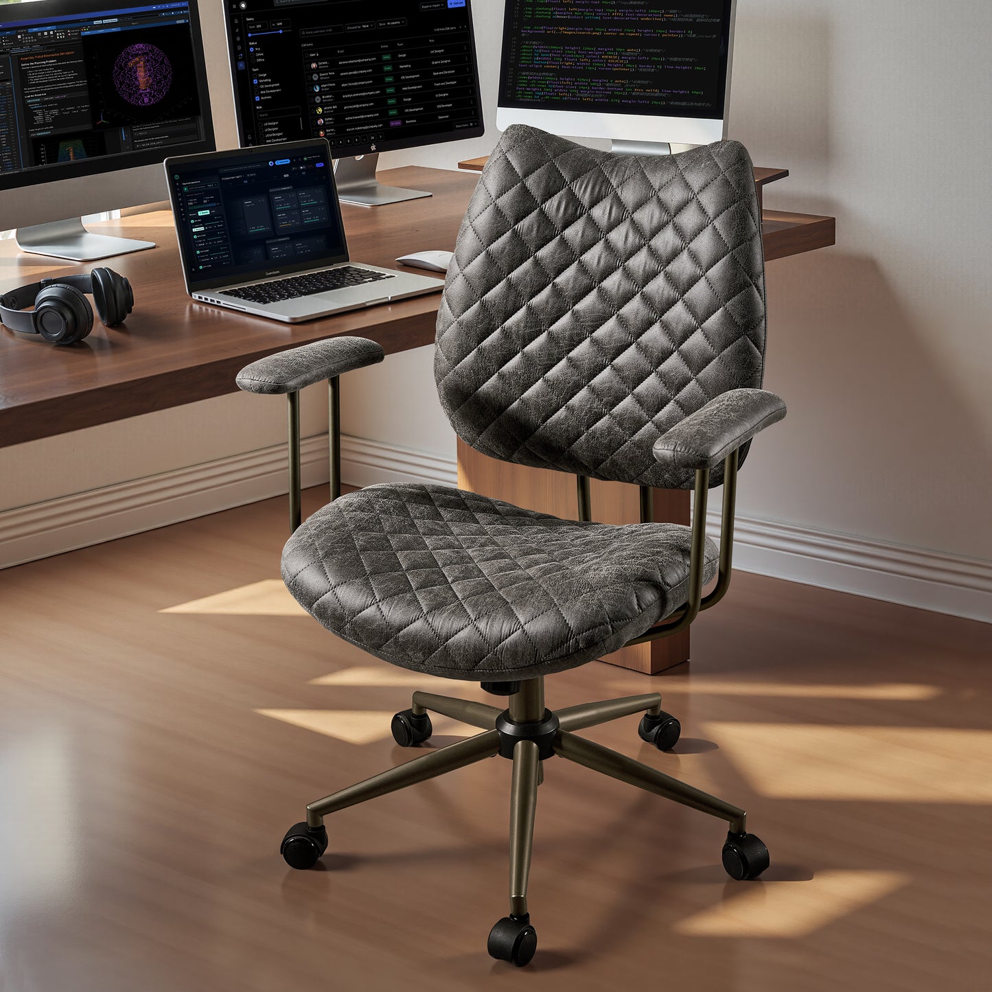Toject Office Chair, Executive Desk Chair with Lumbar Support
