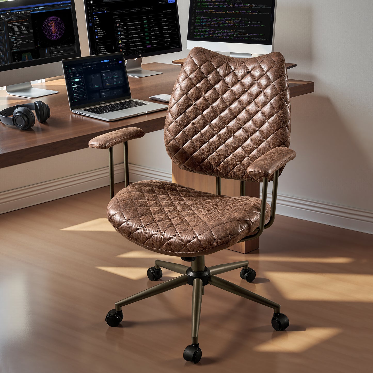 Toject Office Chair, Executive Desk Chair with Lumbar Support