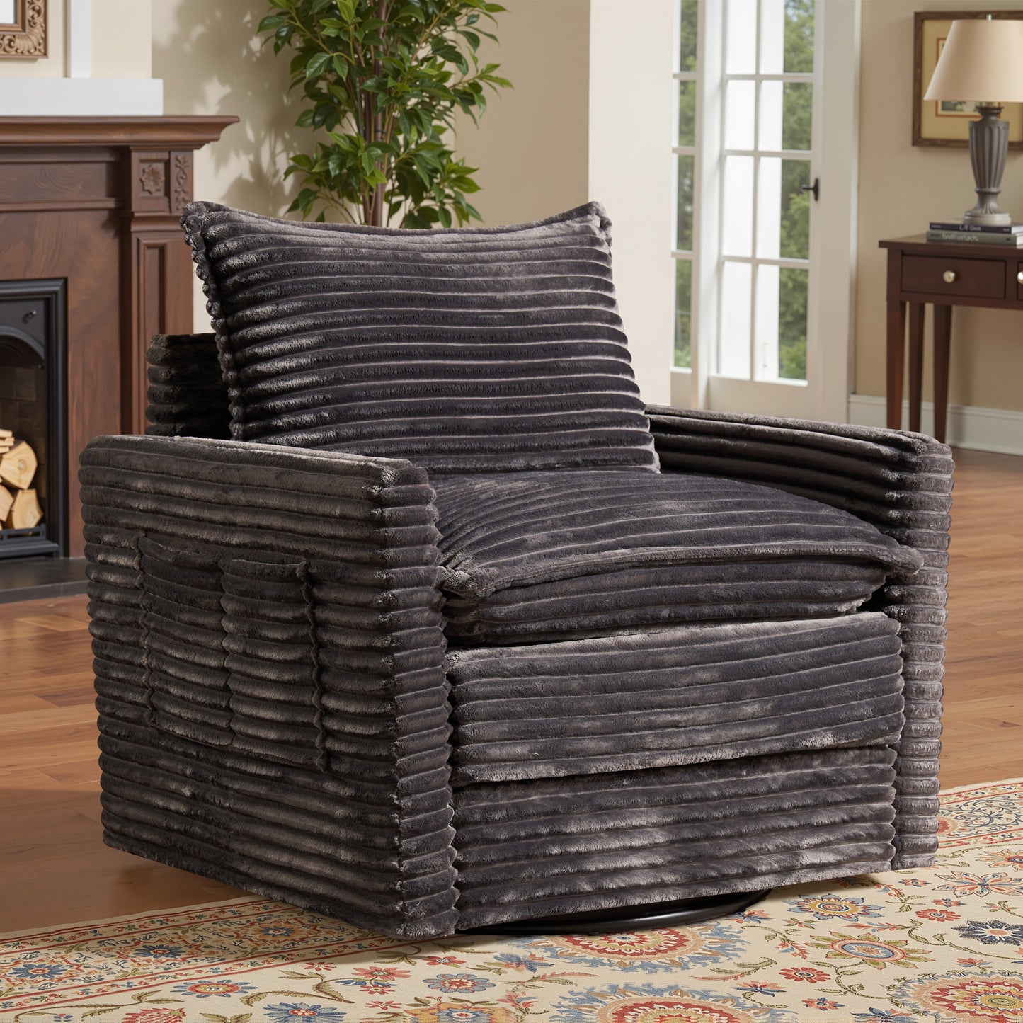 Toject Modular Sectional Sofa, Cloud Couch with Swivel Chairs for Living Room