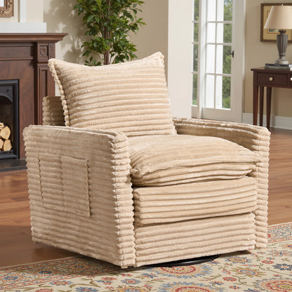 Toject Modular Sectional Sofa, Cloud Couch with Swivel Chairs for Living Room
