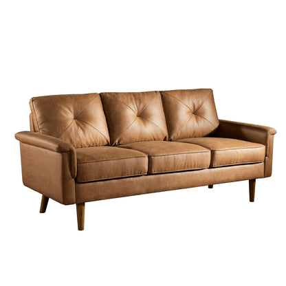 Toject 72"Hot Stamping, Living Room Sofa,  Easy To Install Sofa For Different House Types