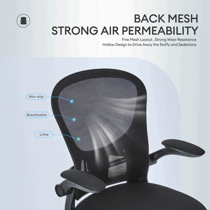 Toject  Ergonomic Office Chair, Mesh Desk Chair With Silent Wheels, Smooth&Durable Gaming Chair For Home,Living Room