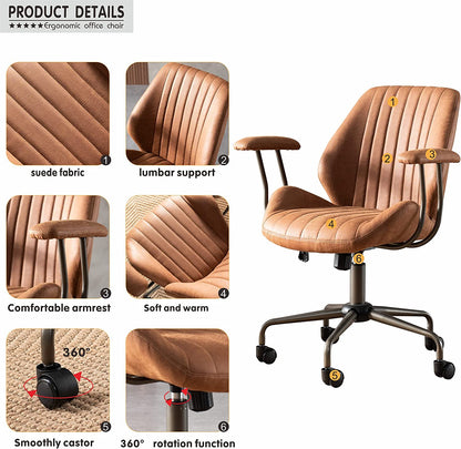 Toject Ergonomic Office Chair, Modern Computer Desk Chair,Desk Chair with Armrests for Executive Home Office